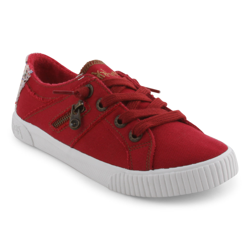 Blowfish Fruit Frayed Canvas Sneakers Jester Red