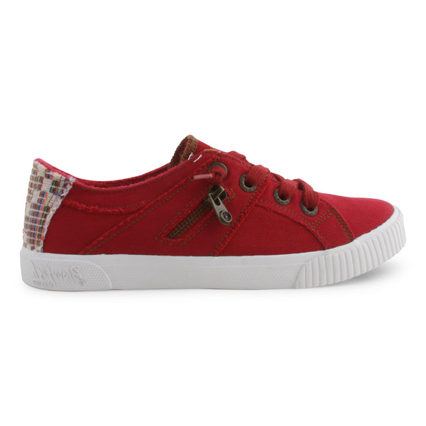 Blowfish Fruit Frayed Canvas Sneakers Jester Red