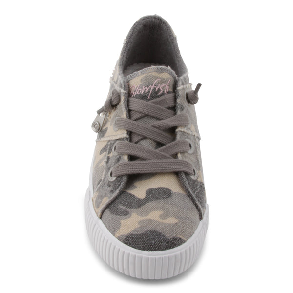 Blowfish Fruit Frayed Canvas Sneakers Wolf Grey