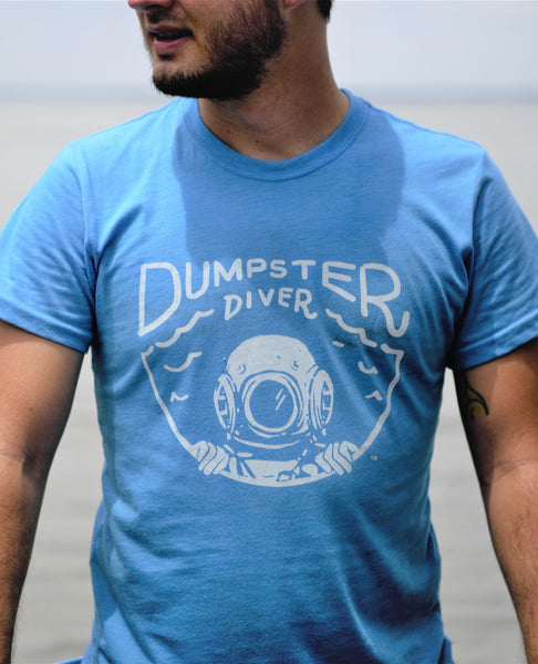 Dumpster Diver Recycled Tee Blue