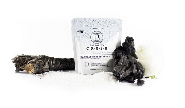 Bathorium Charcoal Garden Detox + Eucalyptus Apothecary Bath Salts Duo