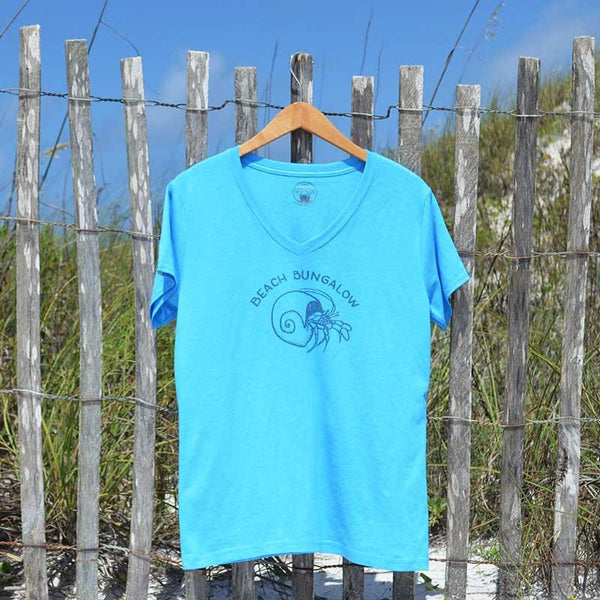 Women's Beach Bungalow Recycled Shirt Blue