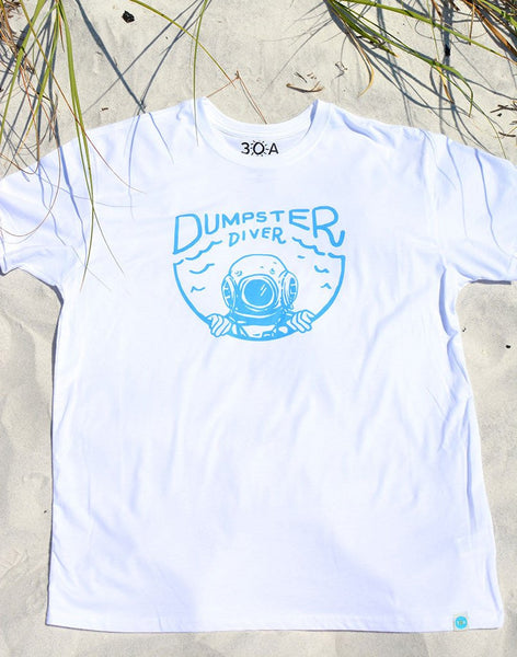 Dumpster Diver Recycled Shirt White